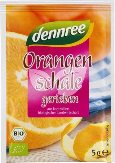 Dennree Bio őröllt narancshéj 5 g • Egészségbolt