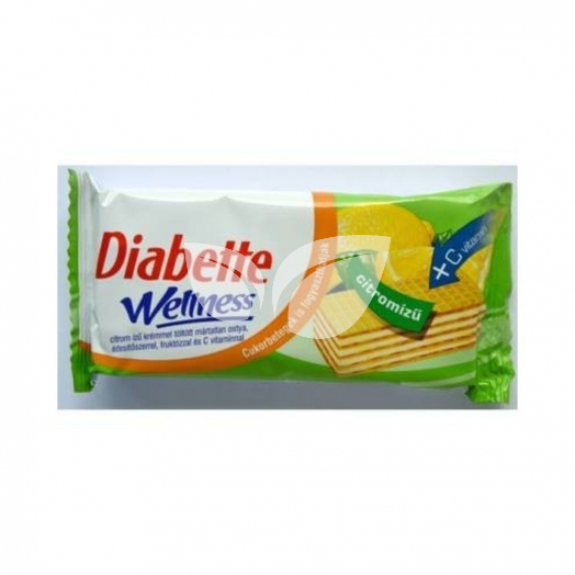 Diabette wellness citrom ostya, fruktózzal és c vitaminnal 50 g • Egészségbolt