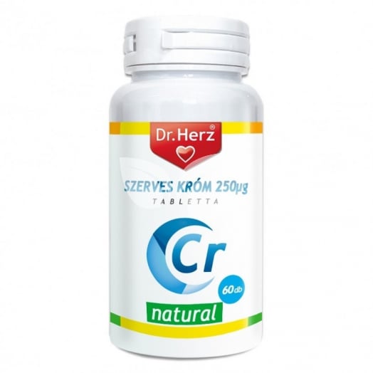 Dr.Herz Szerves Króm-Pikolinát 250 µg 60 Db Tabletta • Egészségbolt