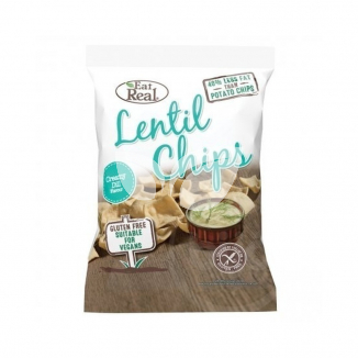Eat Real lencse chips tejszínes-kapros 40 g