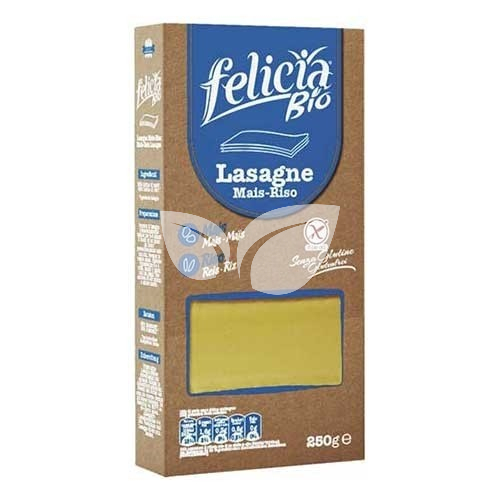 Felicia Bio Kukorica-Rizs Lasagne Gluténmentes Tészta 250 g • Egészségbolt