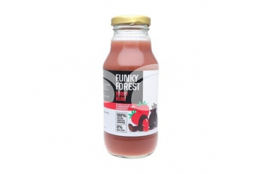 Funky Forest Berry Bear 100%-os smoothie alma eper tőzegáfonya  330 ml • Egészségbolt
