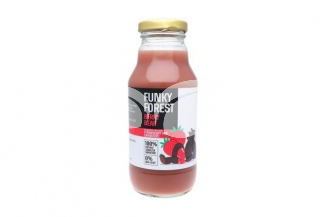 Funky Forest Berry Bear 100%-os smoothie alma eper tőzegáfonya  330 ml