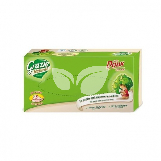 Grazie Natural papírzsebkendő dobozos 1 db • Egészségbolt