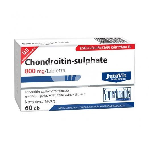 Jutavit Chondroitin-Sulphate Porcerő 800MG 60DB • Egészségbolt
