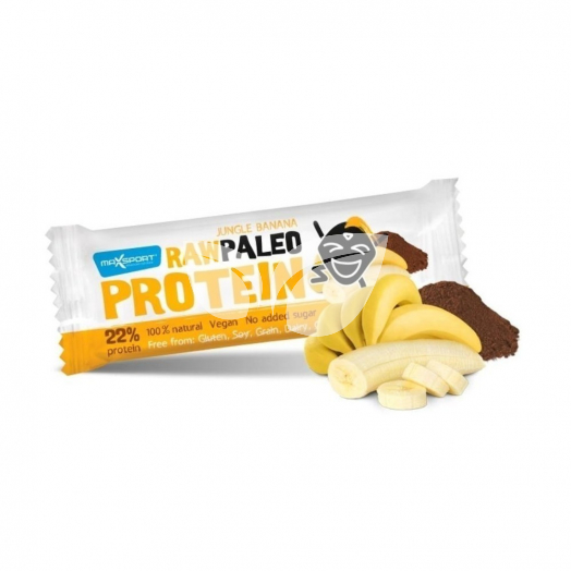 Max Sport raw paleo protein szelet banános 50 g • Egészségbolt