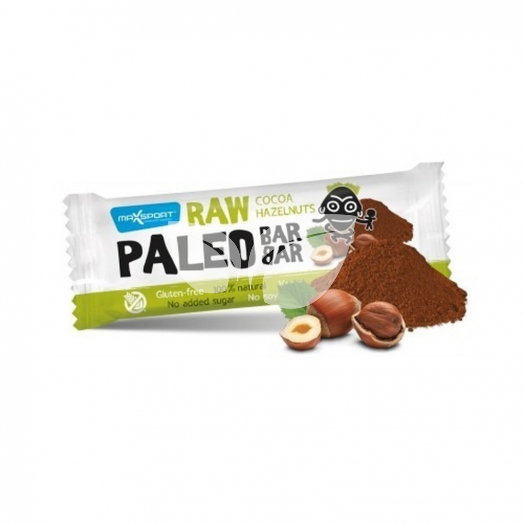 Max Sport raw paleo protein szelet mogyorós 50 g • Egészségbolt