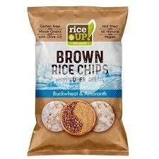 Rice Up bio hajdina&amaránt chips 25 g • Egészségbolt