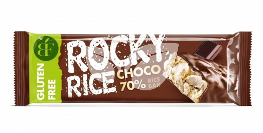 Rocky Rice puffasztott rizsszelet étcsokis 18 g • Egészségbolt