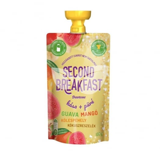 Second Breakfast kása + püré, guava- mangó- kölespehely- kókuszreszelék 100 g • Egészségbolt