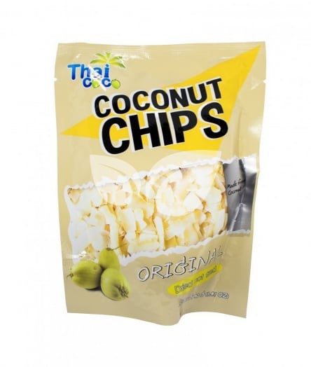 Thai coco natúr kókusz chips 40 g • Egészségbolt