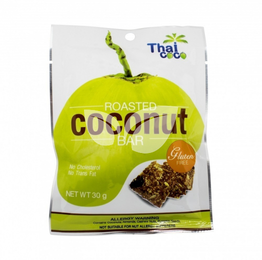 Thai coco pirított kókuszdió falatok 30 g • Egészségbolt