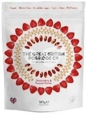 The Great British Porridge zabkása Eper&Mogyoróvaj 385 g