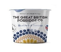 The Great British Porridge zabkása poharas Blueberry & Banana 60 g • Egészségbolt