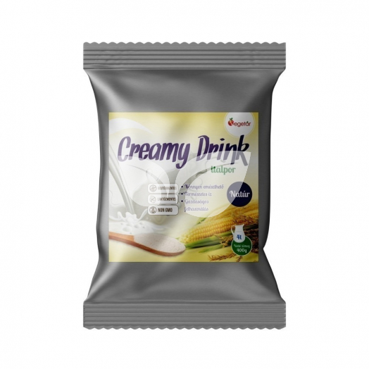 Vegetár Creamy Drink Italpor Natúr • Egészségbolt