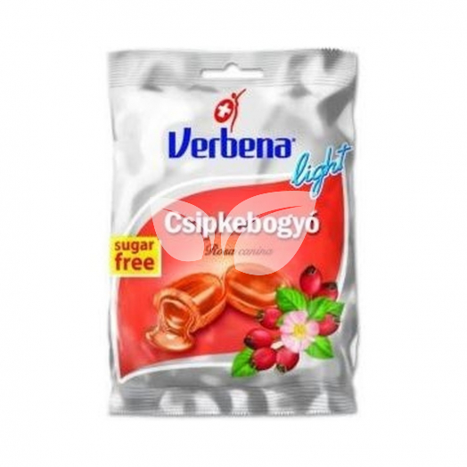 Verbena sugar free csipkebogyó töltött cukorka steviával 60 g • Egészségbolt