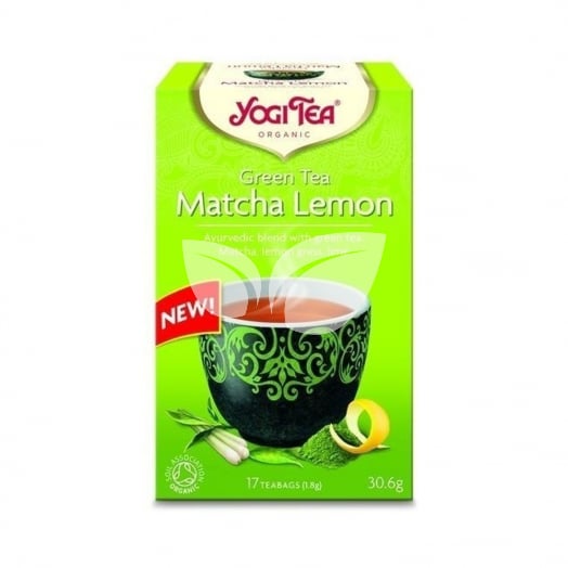 Yogi Bio Zöld Tea Matcha-Citrom /485504/ • Egészségbolt