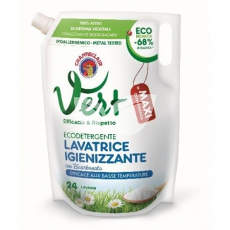 Cc Vert öko folyékony mosószer Extra fehér, fertőtlenítő utántöltő 1488 ml