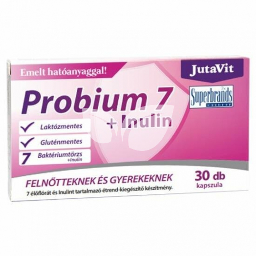 Jutavit Probium 7+ Inulin Kapszula 30 db • Egészségbolt