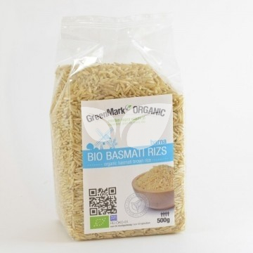 Greenmark bio basmati barnarizs 500 g • Egészségbolt