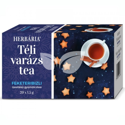 Herbária Téli varázs feketeribizli ízű gyümölcs tea filter 20x1,5g • Egészségbolt