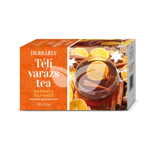 Herbária Téli varázs narancs és fahéj íz. gyüm. tea 20x1,5g • Egészségbolt