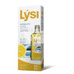Lysi tőkehalmáj olaj citromos 240 ml • Egészségbolt
