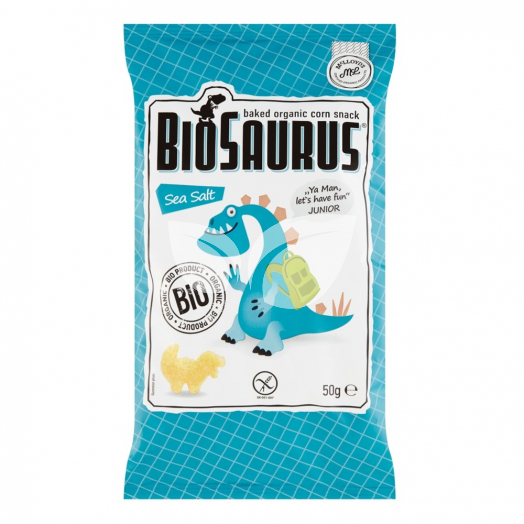 Biopont bio kukoricás snack tengeri sós biosaurus 50 g • Egészségbolt