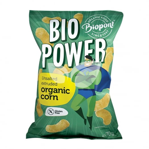 Biopont BIOPower gluténmentes extrudált kukorica sótlan 70 g