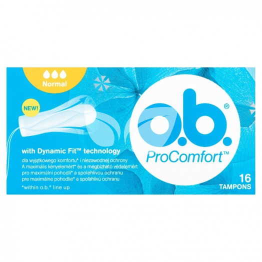 O.B. Tampon 16 db ProComfort normál Blossom • Egészségbolt