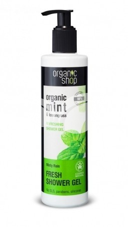 Organic Shop bio menta eső frissítő tusfürdő 280 ml • Egészségbolt