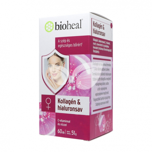 Bioheal Kollagén - Hialuronsav Tabletta 60 db • Egészségbolt