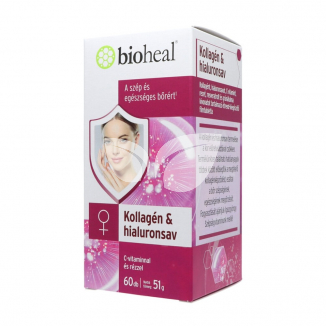 Bioheal Kollagén - Hialuronsav Tabletta 60 db
