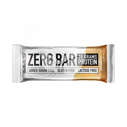 Biotech zero bar chocolate chip cookies 50 g • Egészségbolt