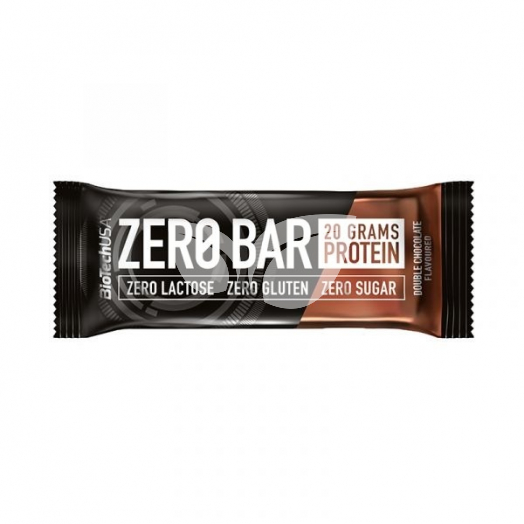 Biotech zero bar dupla csokoládé 50 g • Egészségbolt