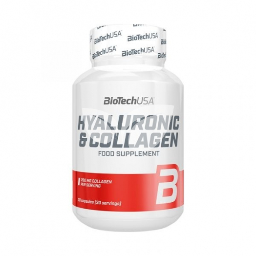 BiotechUsa Hyaluronic And Collagen 30 db • Egészségbolt