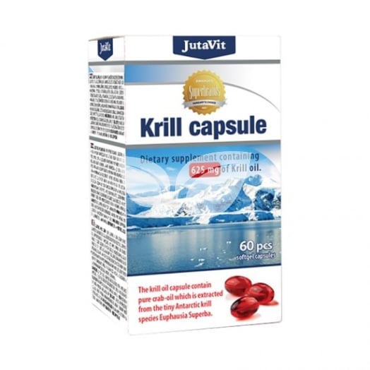JutaVit Krill Olaj 625m mg  60 db kapszula • Egészségbolt