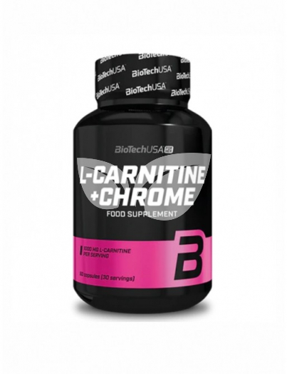BiotechUsa L-Carnitine + Chrome (For Her) 60 db • Egészségbolt