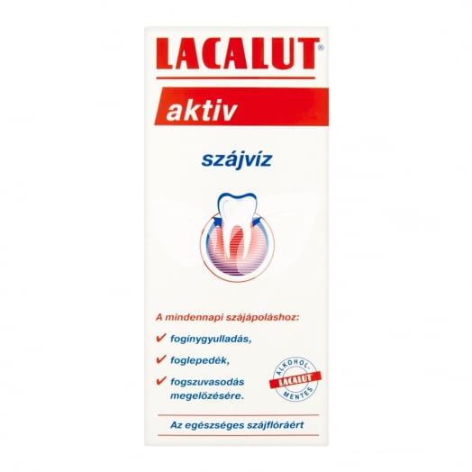 Lacalut aktiv szájvíz 300 ml • Egészségbolt