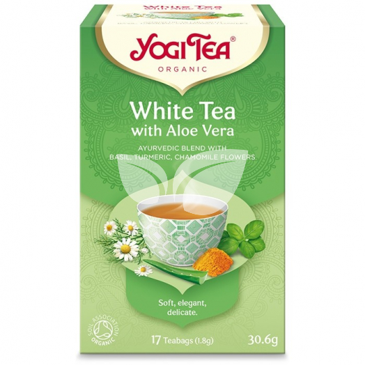Yogi bijo tea fehér tea aloe verával 17X1 • Egészségbolt