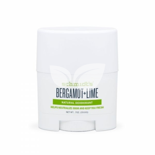 Schmidt's Alumínium mentes Bergamott-Lime dezodor - utazó méret 19,8 g • Egészségbolt