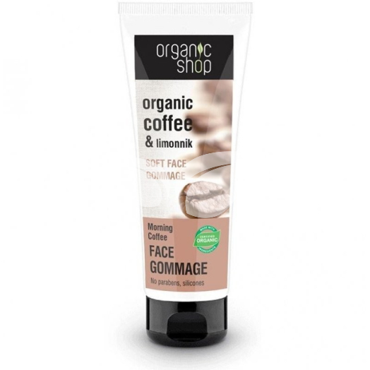 Organic Shop bio arcpeeling reggeli kávé 75 ml • Egészségbolt
