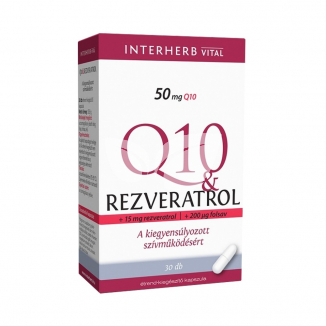 Interherb Q10 rezveratrol kapszula 30 db