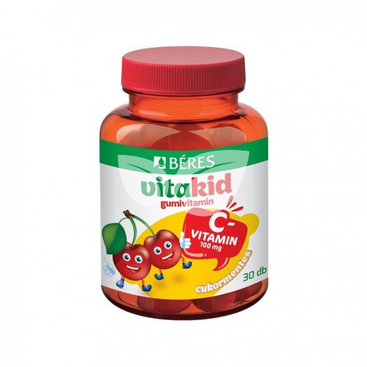 Béres VitaKid C-vitamin 100 mg gumivitamin gyerekeknek 30 db • Egészségbolt