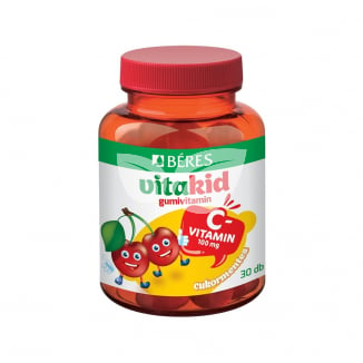Béres VitaKid C-vitamin 100 mg gumivitamin gyerekeknek 30 db