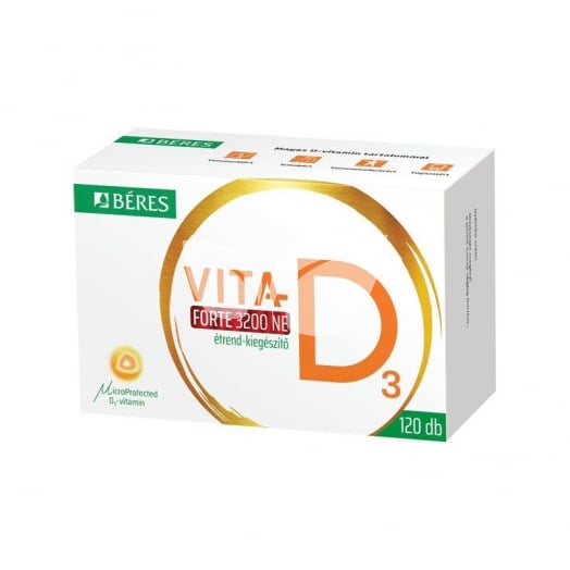 Vita-D3 forte 3200 NE tabletta 120 db • Egészségbolt