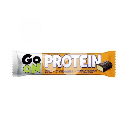 Sante go on tejcsokoládéval bevont vaníliás protein szelet 50 g • Egészségbolt