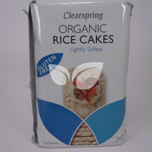 Clearspring bio puffasztott rizskenyér sós 130 g • Egészségbolt