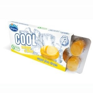 Cool lemon&mint citrom-mentol ízű cukormentes cukorka 16 g