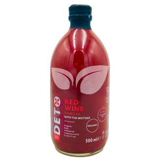 Deto bio szűretlen vörösbor ecet "anyaecettel" 500 ml